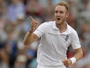 File photo of Stuart Broad.