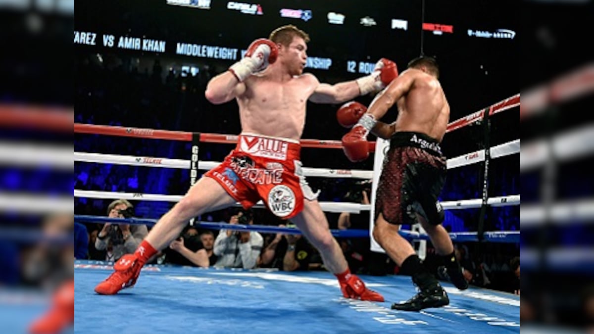 Canelo Alvarez knocks Amir Khan out, defends World Boxing Council middleweight belt