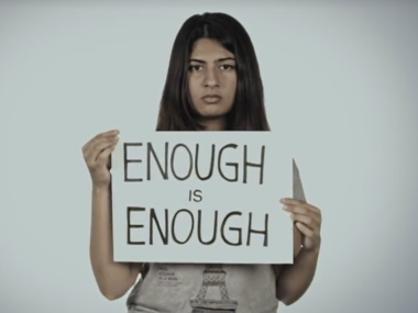 'Enough is enough': In 36 placards, a Kargil martyr's daughter makes an appeal to India, Pakistan 'Enough is enough': In 36 placards, a Kargil martyr's daughter makes an appeal to India, Pakistan