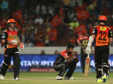 David Warner and Kane Williamson hit half centuries and formed a 100-run partnership to power SRH's win. BCCI