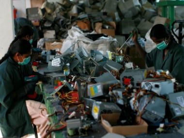 As much as 12 percent of the 18.5 lakh metric tonnes discarded by India constitutes of telecom equipment alone. Getty images
