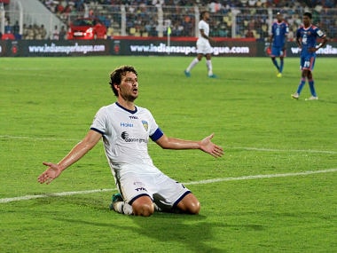 Elano Blumer of Chennaiyin FC. ISL