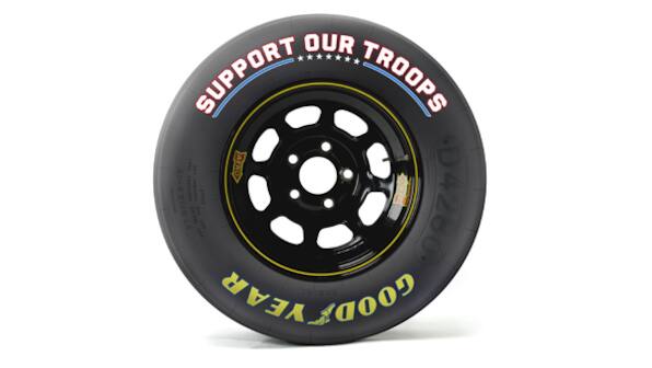 Goodyear to honour US Military with a special message on NASCAR tyres