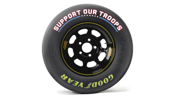 Goodyear to honour US Military with a special message on NASCAR tyres