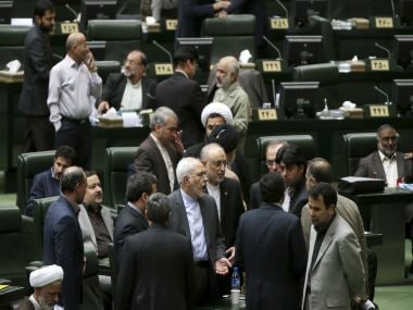 Representational image of negotiations on Iran nuclear deal in Tehran. AP
