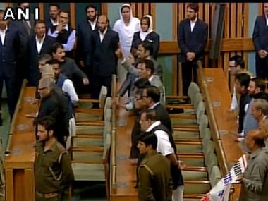 Jammu and Kashmir legislature. Twitter/ ANI_news
