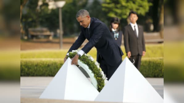 We come here to mourn the dead: Obama at Hiroshima nuclear memorial