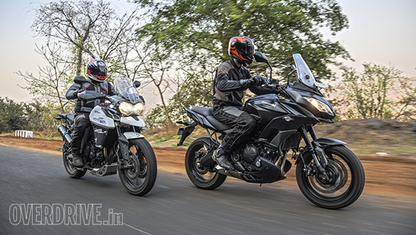 Comparo: Kawasaki Versys 650 vs Triumph Tiger 800 XRx Comparo: Kawasaki Versys 650 vs Triumph Tiger 800 XRx