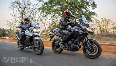 Comparo: Kawasaki Versys 650 vs Triumph Tiger 800 XRx