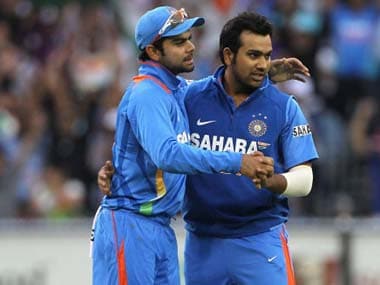 Virat Kohli and Rohit Sharma. Getty