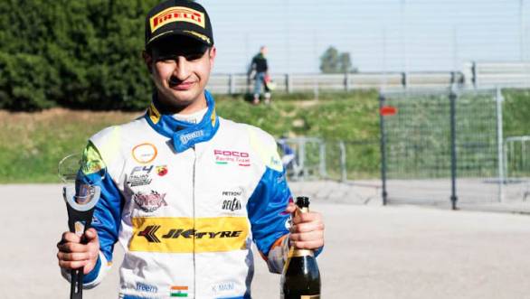 Italian F4: Kush Maini moves into the lead of the rookie championship standings Italian F4: Kush Maini moves into the lead of the rookie championship standings