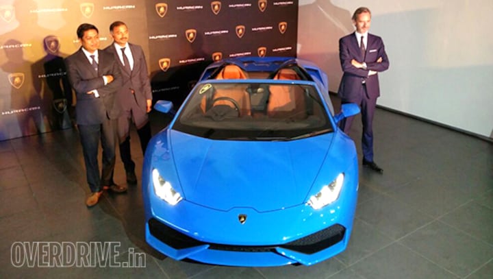 Lamborghini Huracan Spyder launched in India at Rs 3.89 Cr
