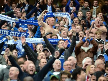 Leicester City fans. AFP