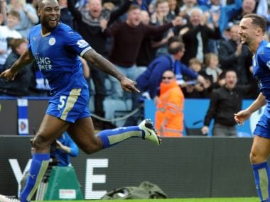 Leicester City centre-back and captain Wes Morgan. AP