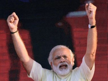 Prime Minister Narendra Modi UP's Saharanpur on Thursday. PTI