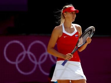 file photo of Maria Sharapova of Russia at the London Olympics in 2012. Getty