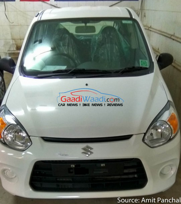 Maruti Suzuki Alto 800 facelift spotted in India Maruti Suzuki Alto 800 facelift spotted in India