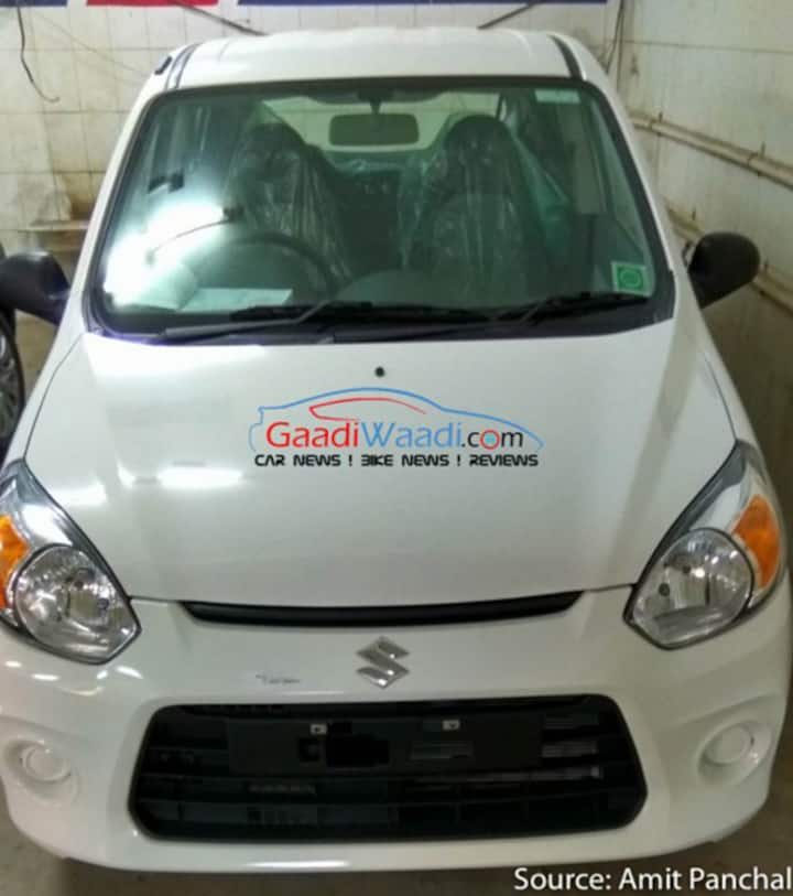 Maruti Suzuki Alto 800 facelift spotted in India Maruti Suzuki Alto 800 facelift spotted in India