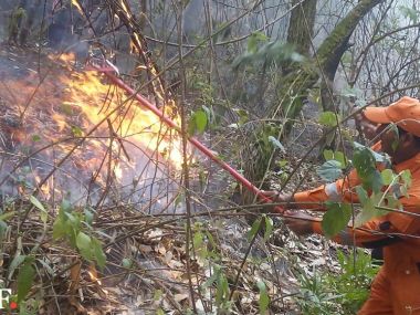 Uttarakhand fire is now under control, says MoS Kiren Rijiju Uttarakhand fire is now under control, says MoS Kiren Rijiju