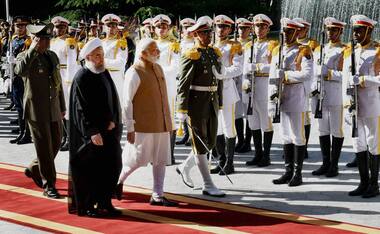 A historical rendezvous: PM Narendra Modi meets Hassan Rouhani in Iran