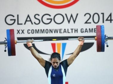 File photo of Punam Yadav winning bronze in the Women's Weightlifting 63kg category at the 2014 Commonwealth Games. Getty