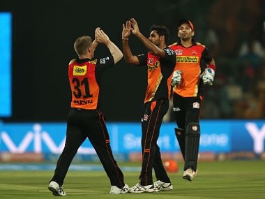 David Warner believes Bhuvneshwar Kumar is a world-class bowler. Sportzpics/IPL