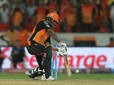 Shikhar Dhawan of Sunrisers Hyderabad. SportzPics