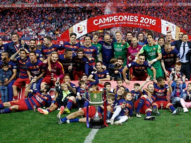 Barceloan win 2015-16 Copa del Rey. Reuters