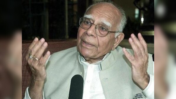 Karnataka Election Result 2018: Ram Jethmalani moves SC against governor's decision to invite BS Yeddyurappa to form govt