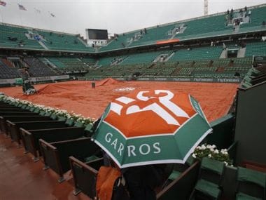 Rain has postponed play at Roland Garros. Getty