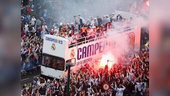 Campeones! Real Madrid get a hero's welcome from fans after Champions League win