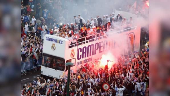 Campeones! Real Madrid get a hero's welcome from fans after Champions League win