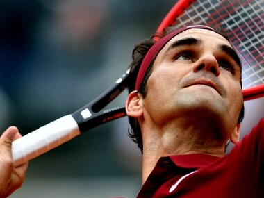 Roger Federer at Rome Masters. AFP