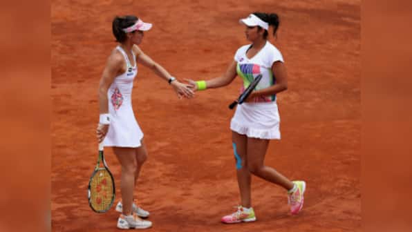 French Open 2016: Sania Mirza-Martina Hingis crash out after shock quarter-final loss