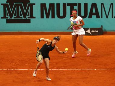 Madrid Open: Sania Mirza, Martina Hingis inch closer to fifth title of 2016 season Madrid Open: Sania Mirza, Martina Hingis inch closer to fifth title of 2016 season