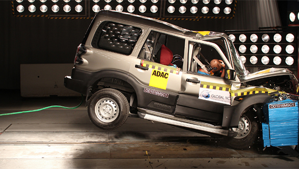 2016 Mahindra Scorpio S2 variant offers poor protection for adult and child occupants, Global NCAP 2016 Mahindra Scorpio S2 variant offers poor protection for adult and child occupants, Global NCAP