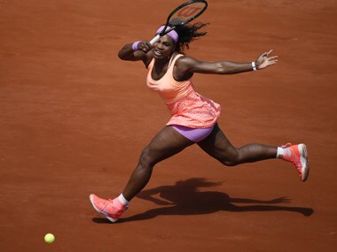 File photo of Serena Williams at French Open. AFP
