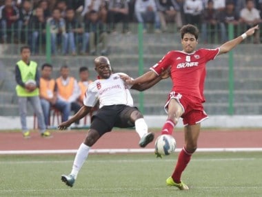 An extra time winner from Uilliams sends Shillong Lajong to the semi-finals of the Federation Cup. Image courtesy: Twitter