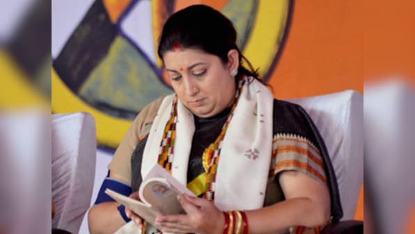Smriti Irani accuses Rahul Gandhi of paying lip service to Amethi's development, says BJP stopped land erosion in region