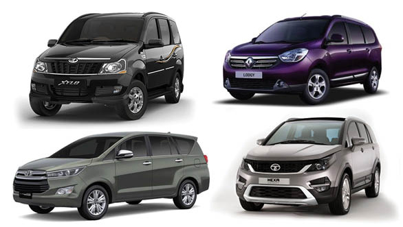Spec comparo: Toyota Innova Crysta vs Mahindra Xylo vs Renault Lodgy vs Tata Hexa Spec comparo: Toyota Innova Crysta vs Mahindra Xylo vs Renault Lodgy vs Tata Hexa