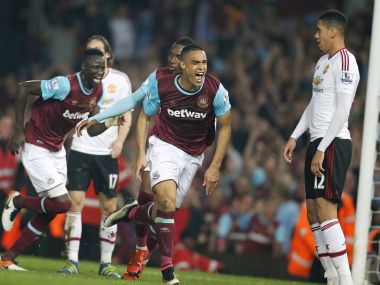 Manchester United's top-four hopes smashed after loss to West Ham in Boleyn Ground farewell Manchester United's top-four hopes smashed after loss to West Ham in Boleyn Ground farewell