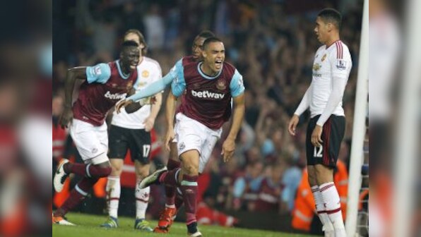 Manchester United's top-four hopes smashed after loss to West Ham in Boleyn Ground farewell