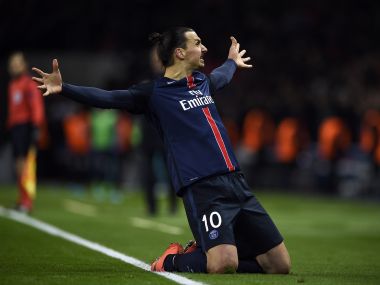 PSG's Zlatan Ibrahimovic will play his last game at the Parc des Princes on Saturday. AFP