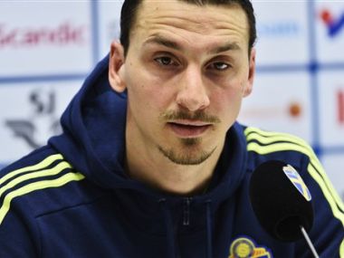 Zlatan Ibrahimovic. AP