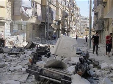 File photo of civil war-ravaged Aleppo. Reuters