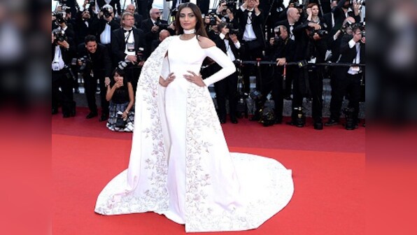 Dosa, raita, thin crust pizza: Twitterati decode Sonam Kapoor's white gown at Cannes 2016