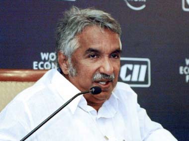 Kerala Chief Minister Chandy. PTI