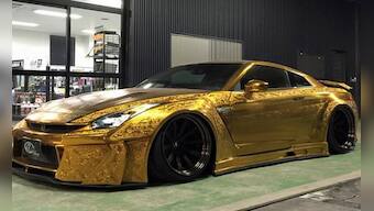 Gold-plated 'Godzilla': Customised car worth $ 1 mn put up on display in Dubai