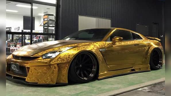 Gold-plated 'Godzilla': Customised car worth $ 1 mn put up on display in Dubai