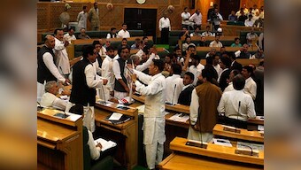 Reservation issue rocks J&K Assembly: Ruling, Oppn MLAs protest